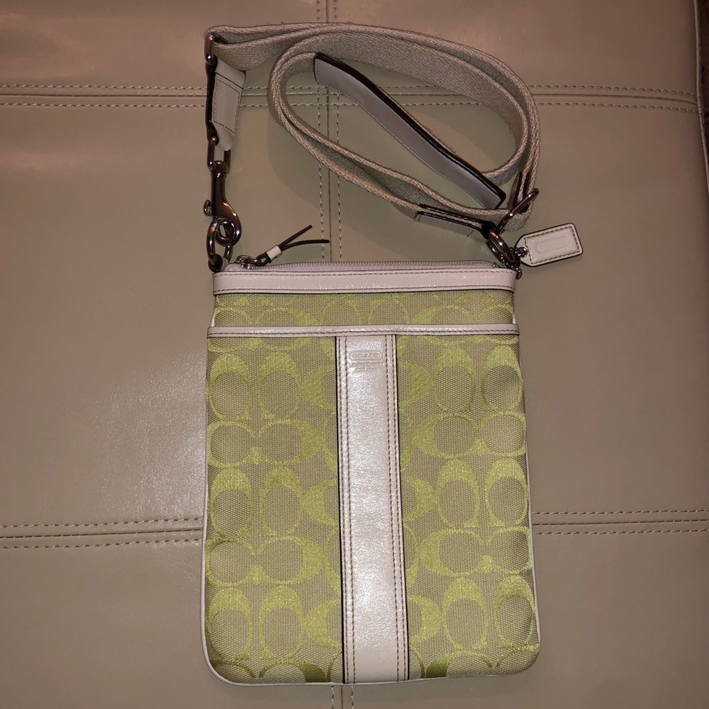 Authentic Coach cross body bag